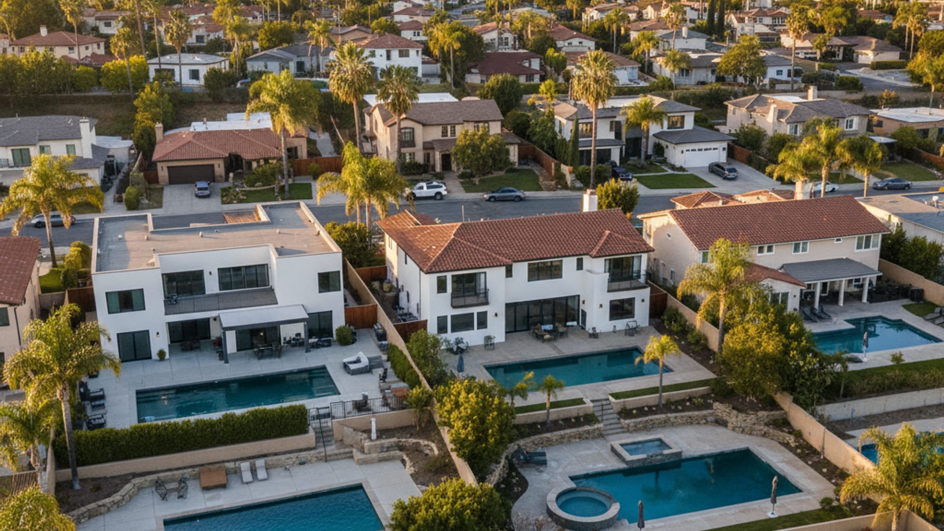 Residential neighborhood in Coronado, San Diego County